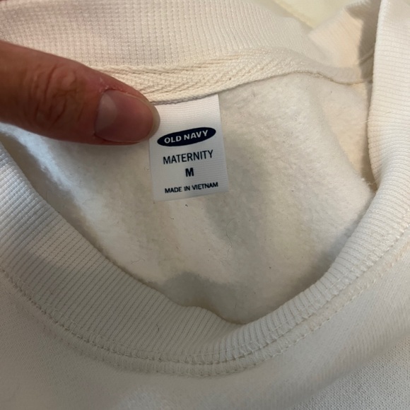 Old Navy maternity sweatshirt “Human Kind” size Medium - Picture 3 of 5